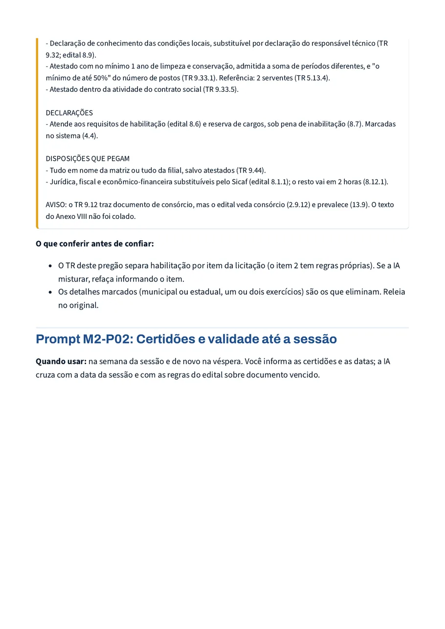Módulo 2 · Habilitação sem eliminação